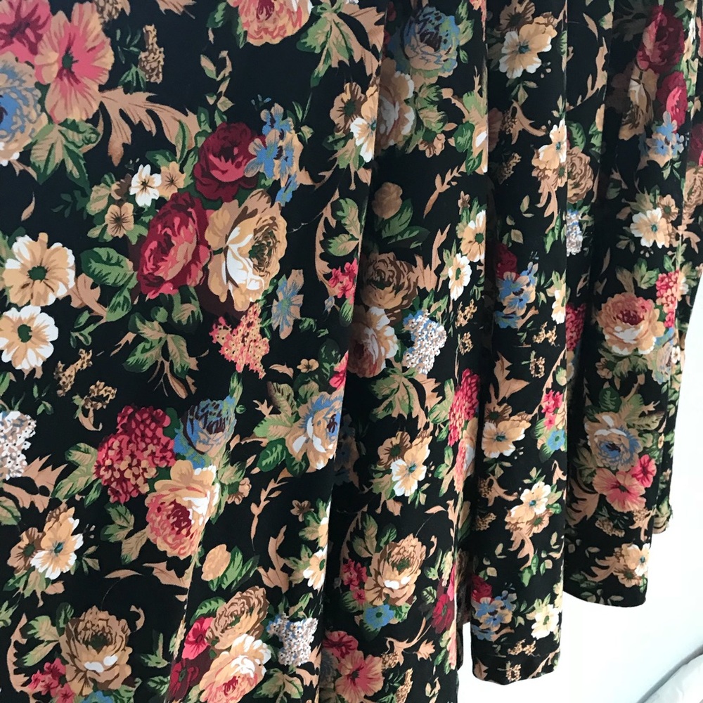 Lindy Bop UK Vintage Floral Dress - Picture 3 of 4